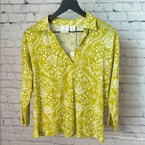 Joie Floral Green Top